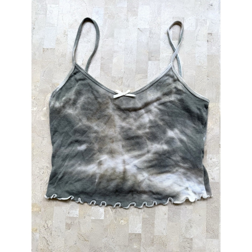 Urban Renewal Tank Top M Painter Distressed Upcycled Punk Cropped Grunge Rave UO